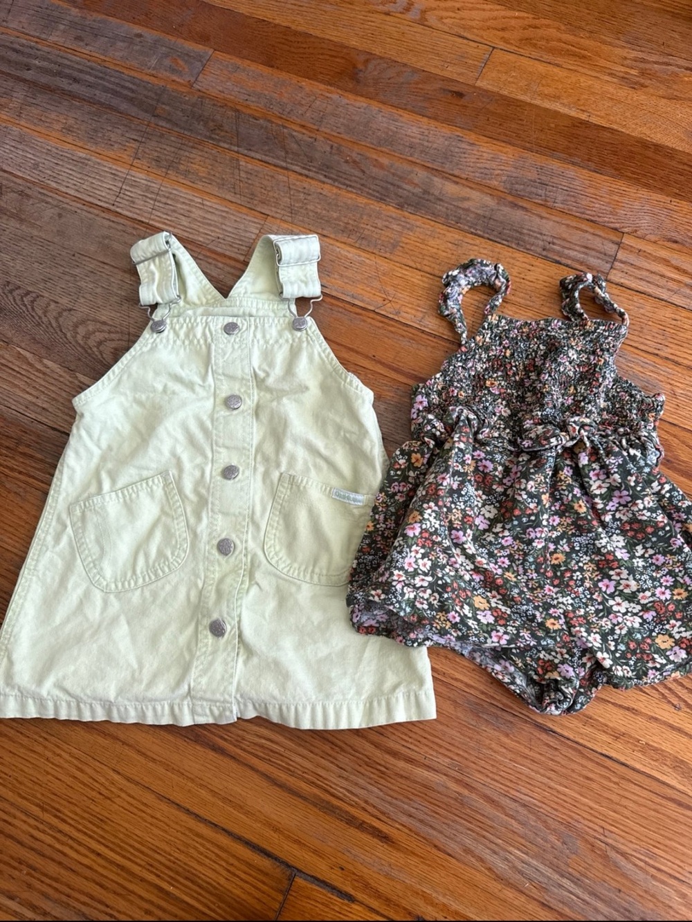 Oshkosh B’gosh Dress & old navy romper 4T